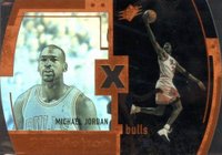 1997 SPx ProMotion #PM1 Michael Jordan Rounded Basketball Card