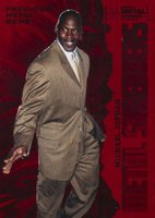 2022 Skybox Metal Universe Champions #101 Michael Jordan Red Precious Metal Gems Basketball Card