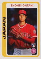 2018 Topps Throwback Thursday #107 Shohei Ohtani Baseball Card