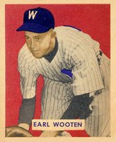 1949 Bowman #189 Earl Wooten Baseball Card