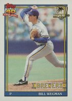 1991 Topps Desert Shield #617 Bill Wegman Baseball Card