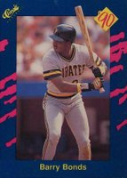 1990 Classic #82 Barry Bonds Baseball Card