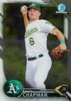 2016 Bowman Prospects #BCP147 Matt Chapman Chrome Baseball Card