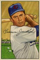 1952 Bowman #175 Ransom Jackson Baseball Card