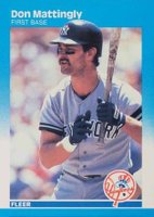 1987 Fleer #104 Don Mattingly Baseball Card