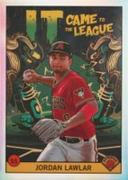 2022 Bowman Chrome It Came to the League #ICFL2 Jordan Lawlar Baseball Card