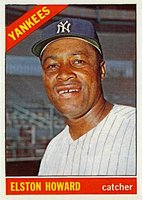 1966 Topps #405 Elston Howard Baseball Card
