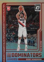 2023 Panini Donruss Optic Elite Dominators #10 Scoot Henderson Holo Basketball Card
