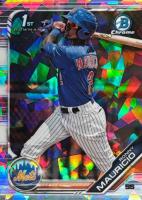 2019 Bowman Prospects Chrome #107 Ronny Mauricio Atomic Refractor Baseball Card