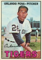 1967 Topps #449 Orlando Pena Baseball Card