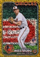 2024 Topps Chrome Update #USC117 Jordan Westburg Gold Mini Diamond Refractor Baseball Card