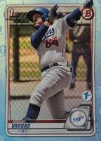 2020 Bowman 1st Edition #BFE131 Miguel Vargas Sky Blue Foil Baseball Card