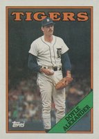 1988 Topps #492 Doyle Alexander Baseball Card