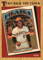 1987 Topps Tiffany #313 Roberto Clemente Turn Back the Clock Baseball Card