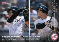 2016 Topps Now  #351 Aaron Judge/Tyler Austin Baseball Card