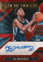 2023 Panini Donruss Elite New Breed Autographs #NBGGJ GG Jackson II Red Basketball Card