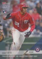 2018 Topps Now  #337 Juan Soto Baseball Card