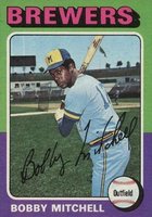 1975 Topps #468 Bobby Mitchell Baseball Card