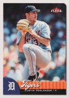 2007 Fleer #214 Justin Verlander Baseball Card