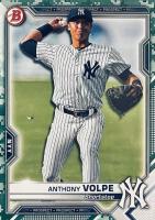 2021 Bowman Paper Prospects #BP85 Anthony Volpe Camo Baseball Card