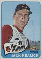 1965 Topps #535 Jack Kralick Short print Baseball Card