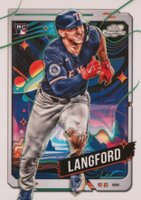 2024 Topps Chrome Cosmic #139 Wyatt Langford White Hole Refractor Baseball Card