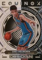 2022 Panini Obsidian Equinox #7 Chet Holmgren Electric Etch Purple Basketball Card