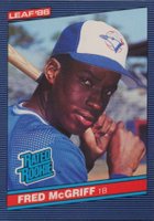 1986 Leaf #28 Fred McGriff Baseball Card
