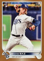 2022 Topps #421 Shane Baz Gold Baseball Card