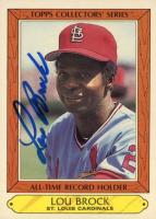 1985 Woolworth #5 Lou Brock Baseball Card