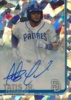 2019 Topps Chrome Sapphire Edition Rookie Autographs #FTJ Fernando Tatis Jr. Baseball Card