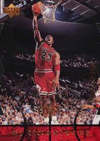 1998 Upper Deck MJx #97 Michael Jordan Red Basketball Card