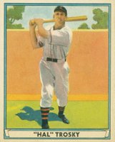 1941 Play Ball #16 Hal Trosky Baseball Card