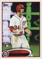 2012 Topps #661 Bryce Harper Screaming Baseball Card
