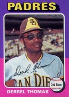 1975 Topps #378 Derrel Thomas Baseball Card
