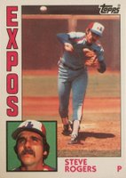 1984 Topps #80 Steve Rogers Baseball Card