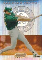 1995 Bowman's Best #69 Mark McGwire Red Refractor Baseball Card