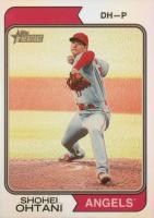 2023 Topps Heritage #20 Shohei Ohtani Chrome-Refractor Baseball Card