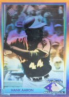 1991 Upper Deck Heroes Hank Aaron # Hank Aaron Header Card Baseball Card