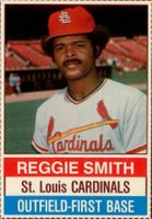 1976 Hostess #30 Reggie Smith Hand Cut Baseball Card