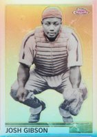 2001 Topps Chrome What Could Have Been #WCB1 Josh Gibson Refractor Baseball Card