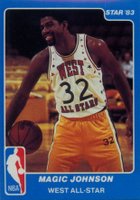 1983 Star All-Star Game #18 Magic Johnson Basketball Card
