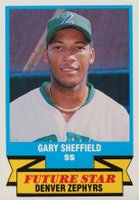 1988 CMC AAA All-Stars #14 Gary Sheffield Denver Zephyrs Baseball Card