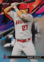 2021 Topps Finest #57 Mike Trout Refractor Baseball Card