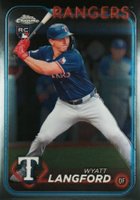 2024 Topps Chrome Update #USC35 Wyatt Langford Baseball Card