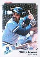 1983 Fleer #104 Willie Aikens Baseball Card