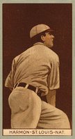 1912 Brown Backgrounds Broadleaf #75 Bob Harmon Baseball Card