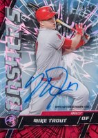 2017 Bowman High Tek Bashers #B-MT Mike Trout Autograph Baseball Card