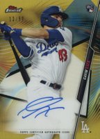 2020 Finest Autographs #FAGL Gavin Lux Gold Refractor Baseball Card