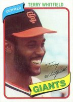 1980 Topps #713 Terry Whitfield Baseball Card
